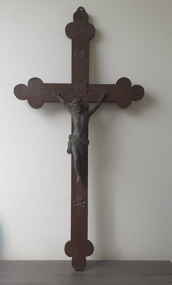 Groot houten kruis, Verzamelen, Religie, Ophalen