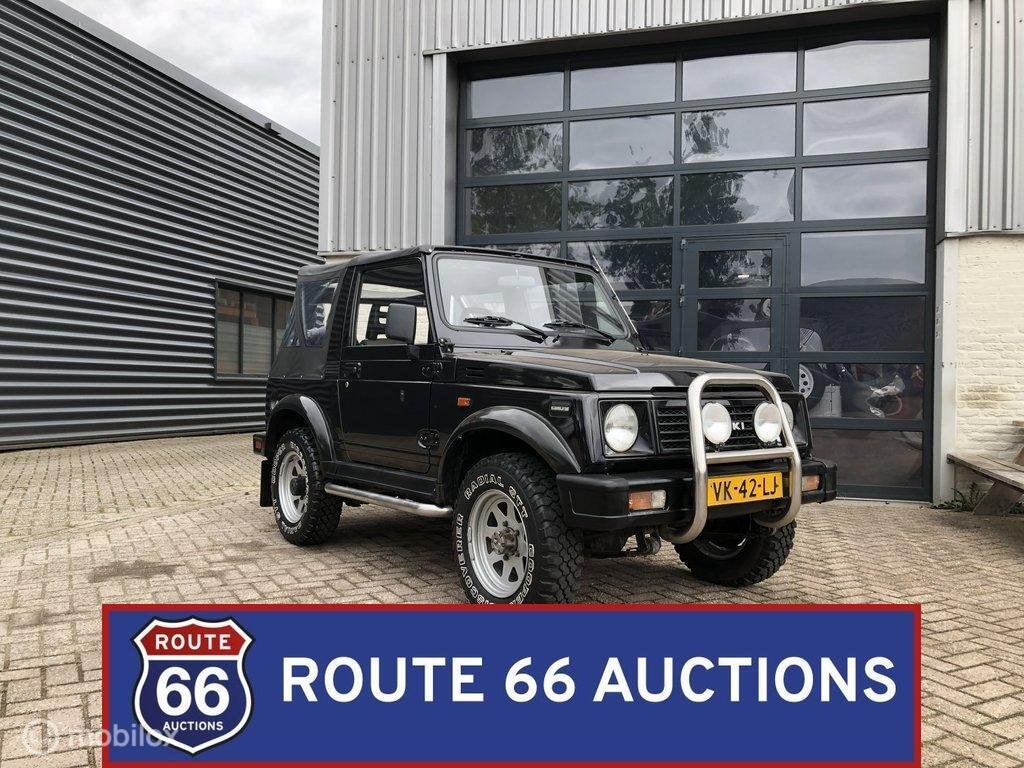 Suzuki Samurai Rhino | 1991 | Route 66 Auctions, Auto's, Zwart, Bedrijf, Handgeschakeld, Overige carrosserie