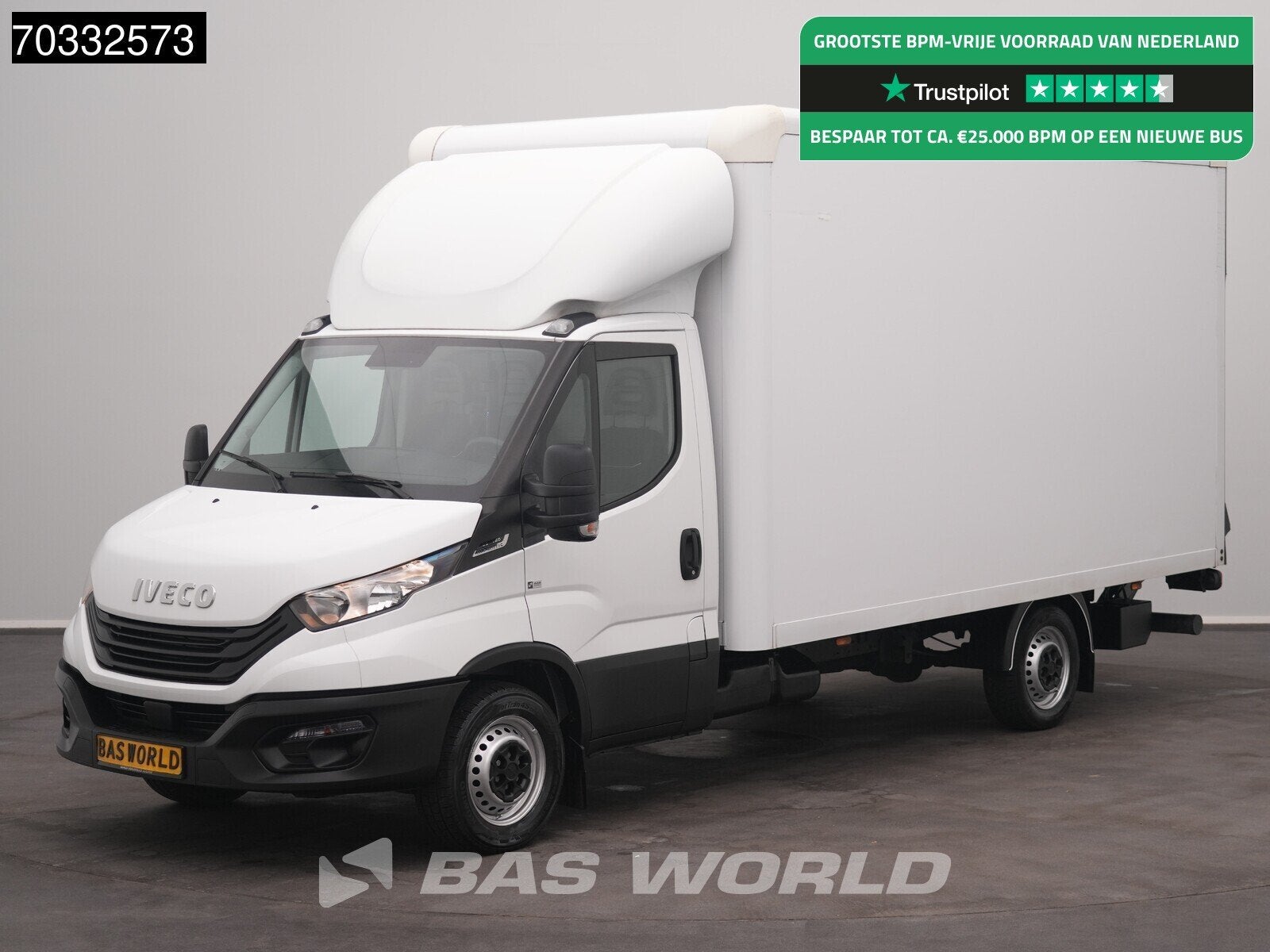 Iveco Daily 35S16 Automaat Laadklep Airco Hi-Connect Camera, Auto's, Automaat, Stof, Gebruikt, Euro 6