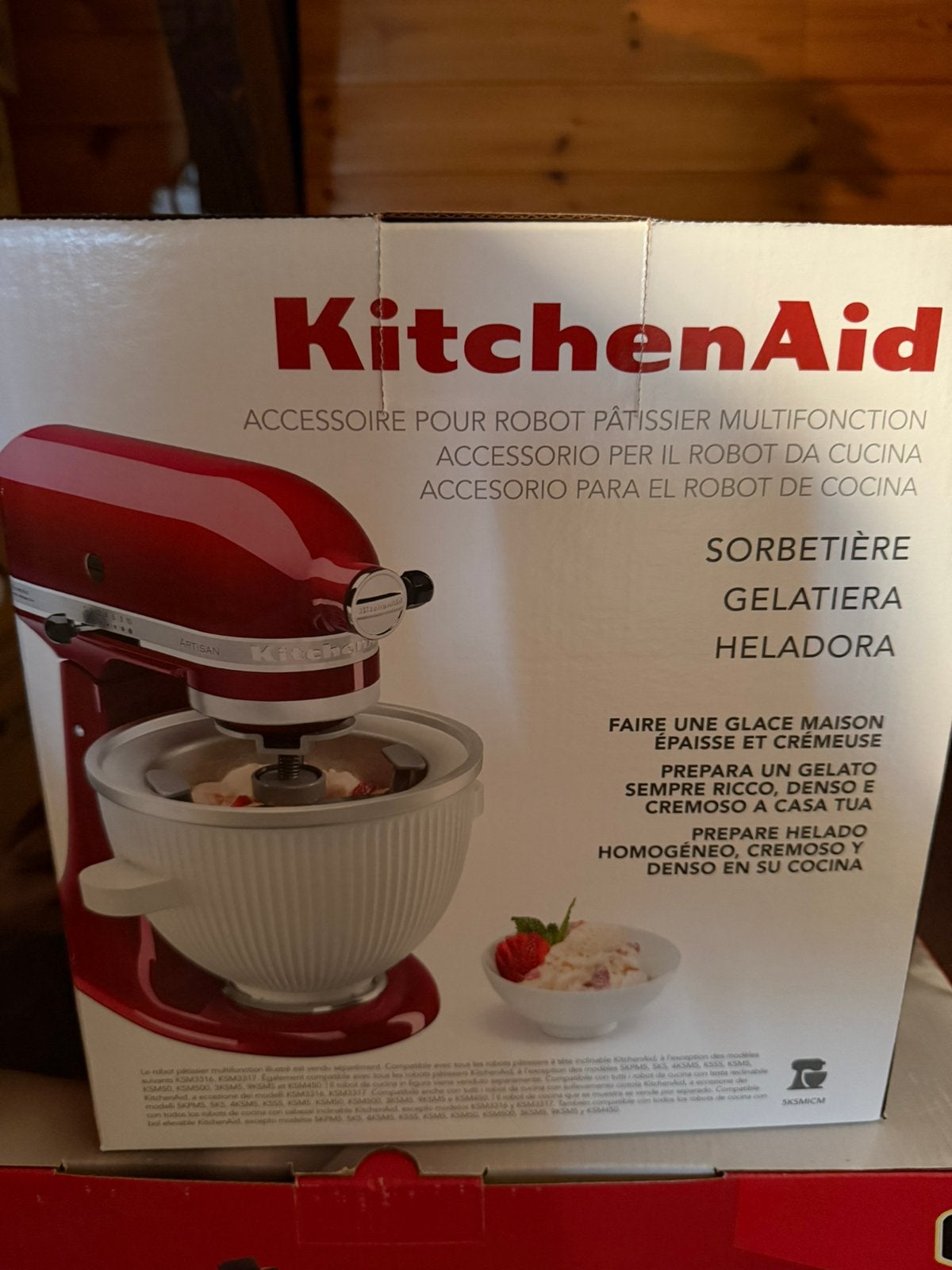 KitchenAid sorbetière/ijsmaker voor keukenrobot - nieuw, Enlèvement ou Envoi, Neuf