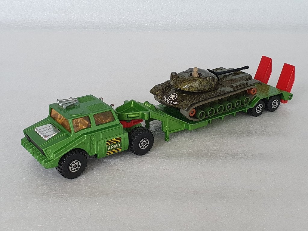 Matchbox - Battle Kings: Tank Transporter (K-106), Enlèvement ou Envoi, Utilisé, Autres types
