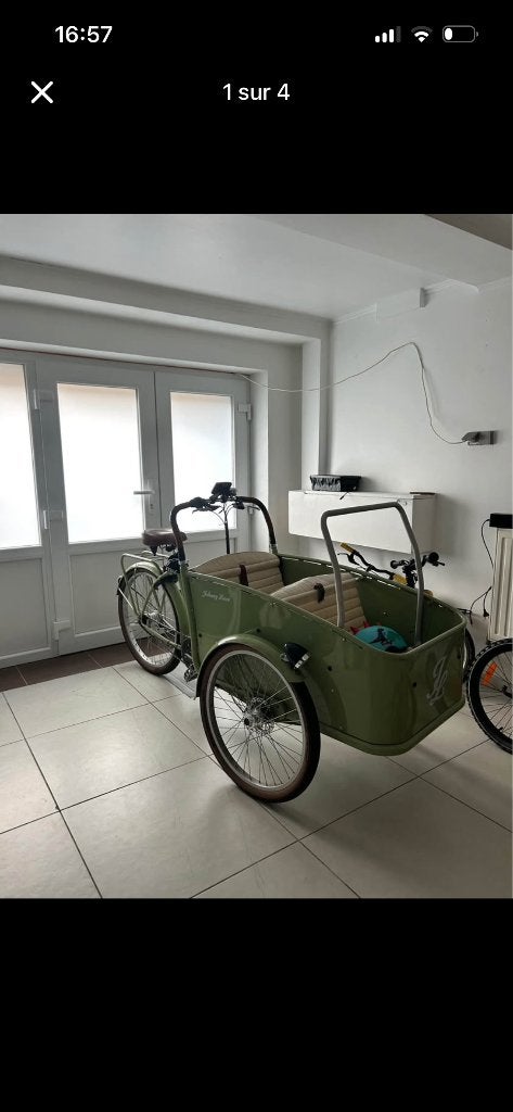 Vélo cargo / triporteur, Vélos & Vélomoteurs, Électrique, Frein sur jante, Enlèvement, Utilisé