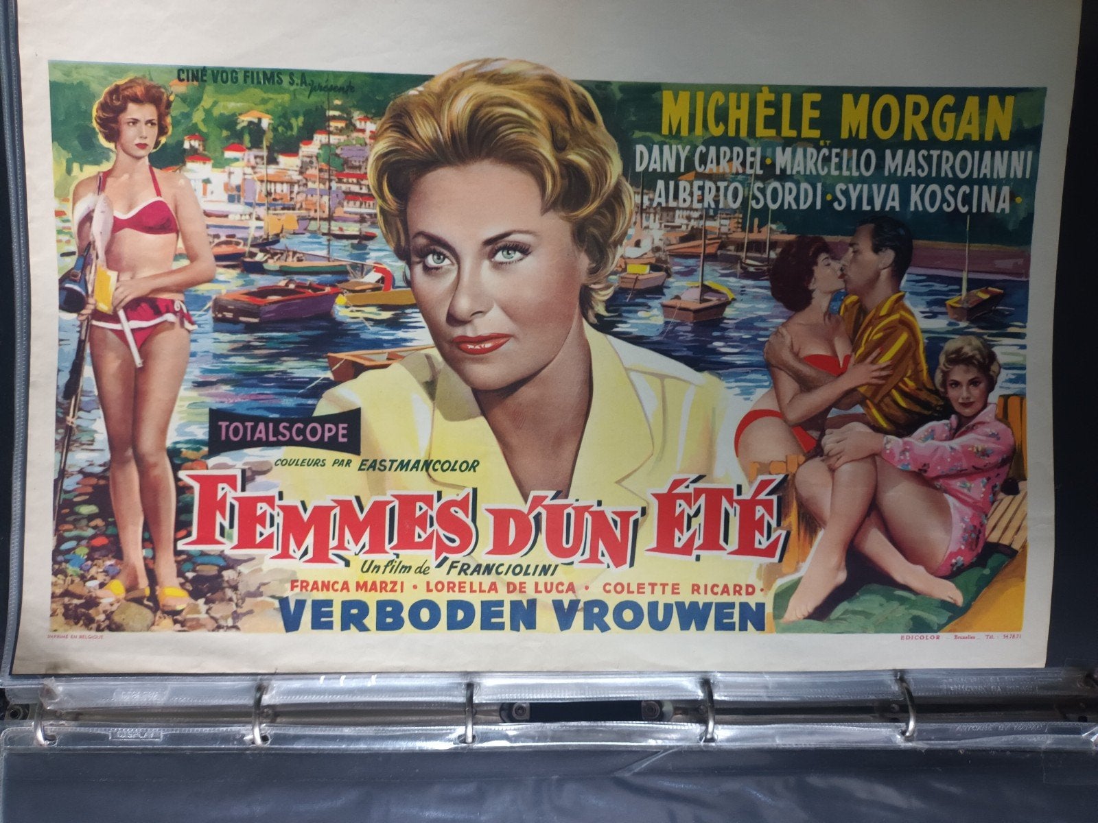 Filmposter verboden vrouwen, Collections, Posters & Affiches, Rectangulaire horizontal, A1 jusqu'à A3, Utilisé, Cinéma et TV