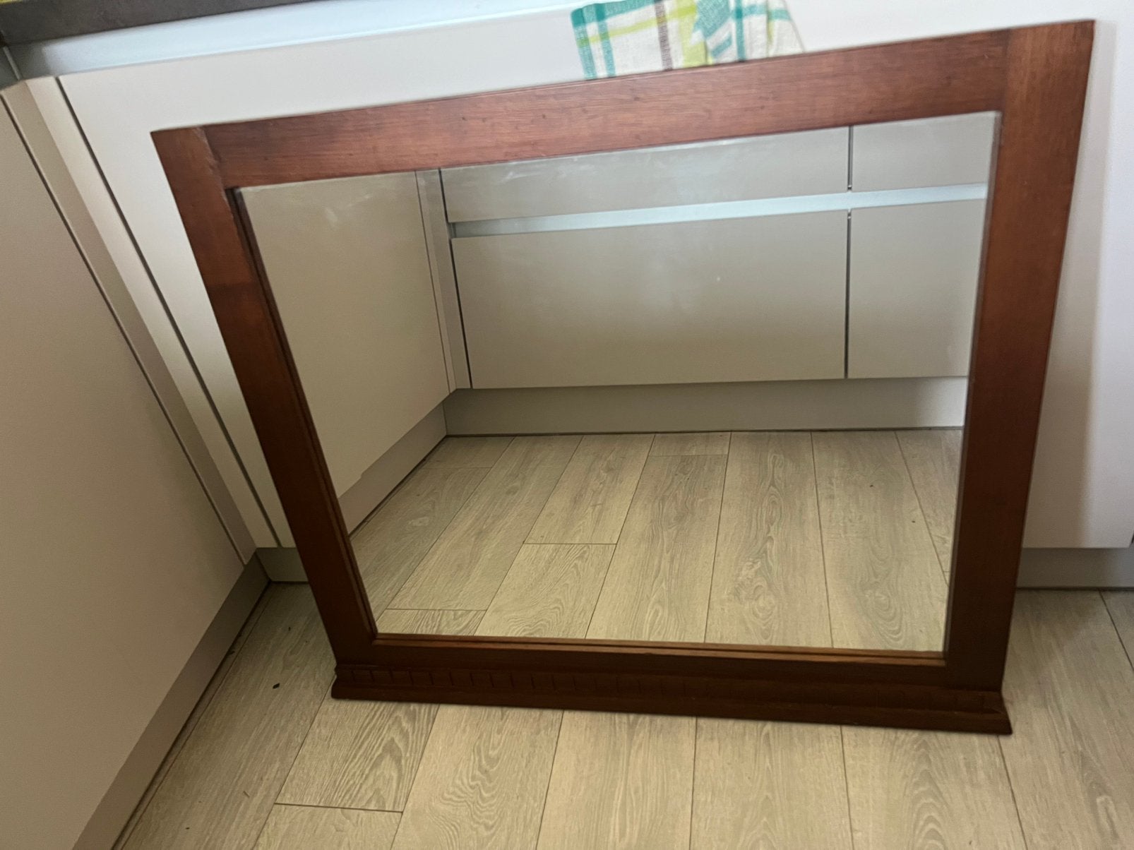 Antieke spiegel, Huis en Inrichting, Ophalen, Gebruikt, Gedateerd, 50 tot 100 cm