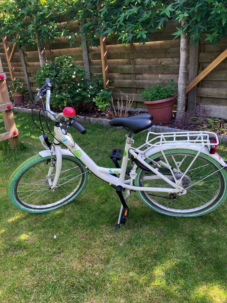 Meisjesfiets 22 inch, Ophalen, Gebruikt, 22 inch, Versnellingen