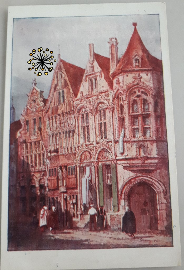 OudePC MECHELEN KRAANSTRAAT v.Asiles soldats invalide Belges, Ophalen of Verzenden, 1920 tot 1940, Ongelopen, Antwerpen