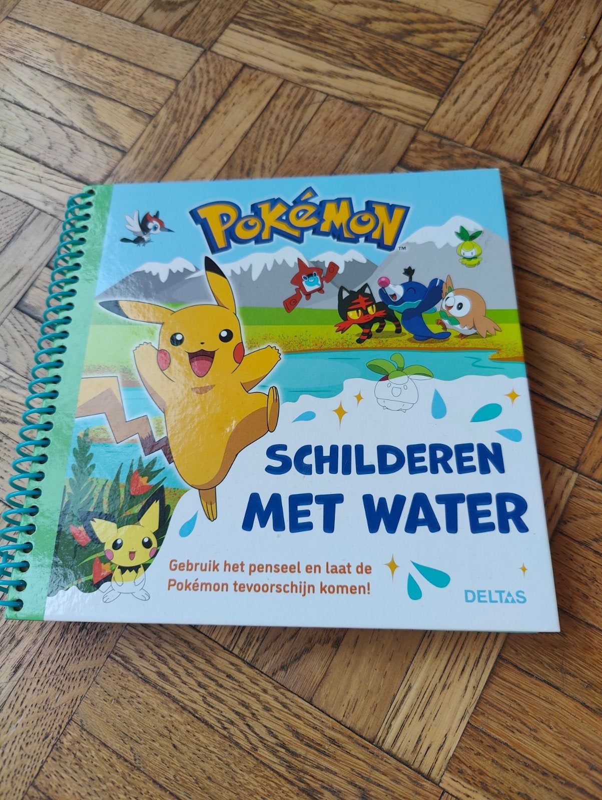 Pokemon - schilderen met water, Deltas, 2 tot 3 jaar, Ophalen, Gelezen