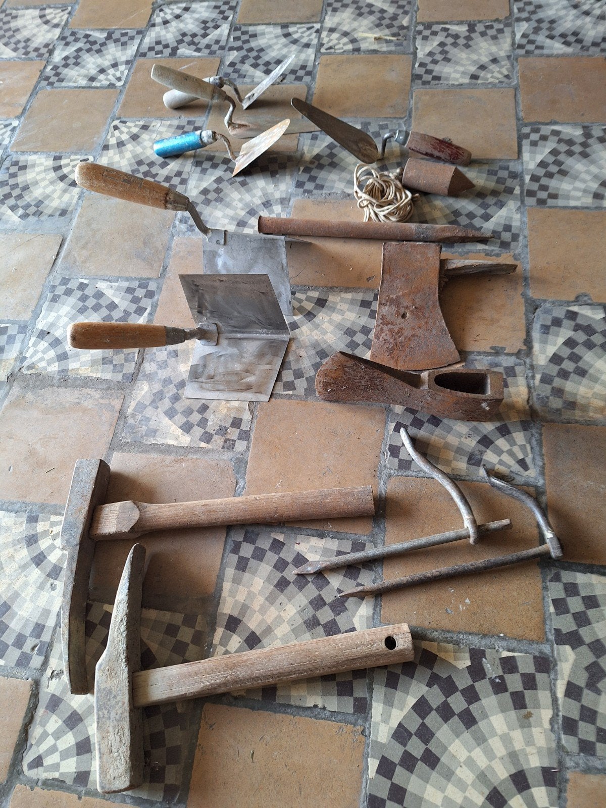 Outils de maçonnerie, Bricolage & Construction, Enlèvement, Jeu d'outils