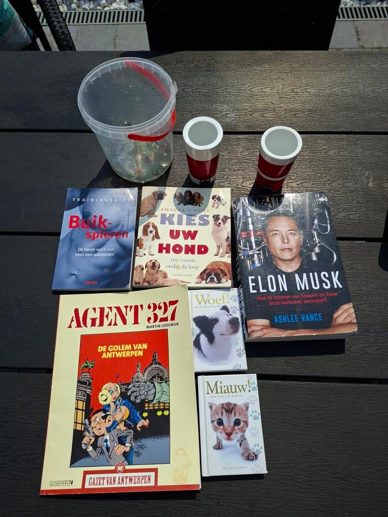 Boeken en knikkers gratis, Ophalen
