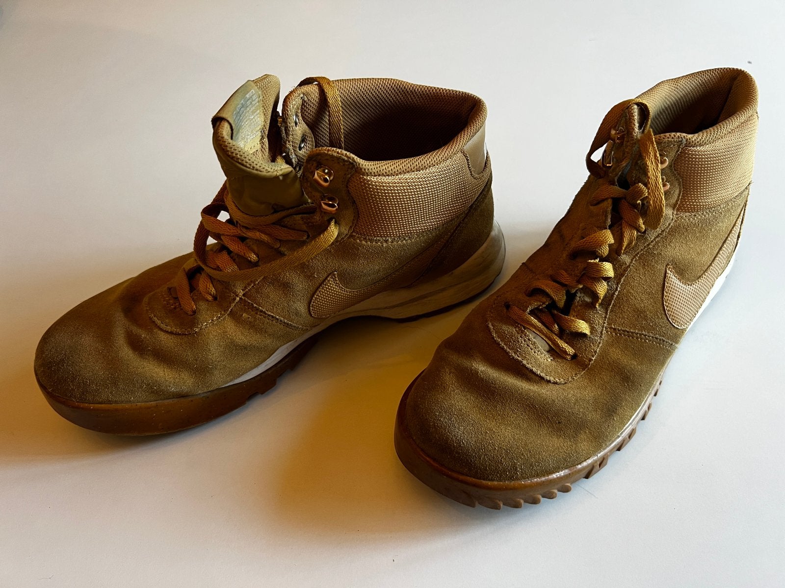 Nike boots maat 45, Bottes, Enlèvement ou Envoi, Brun, Porté