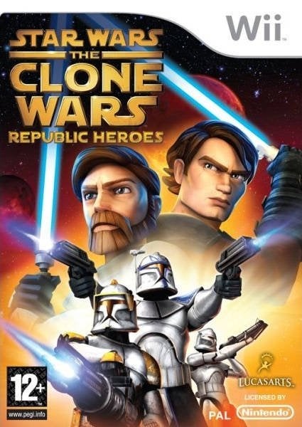 Star Wars The Clone Wars Republic Heroes Wii €4,99, Games en Spelcomputers, Avontuur en Actie, 2 spelers, Ophalen of Verzenden