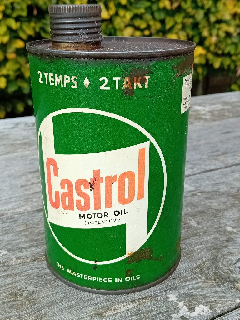 bidon d'huile rare CASTROL 2 temps, Enlèvement ou Envoi, Utilisé