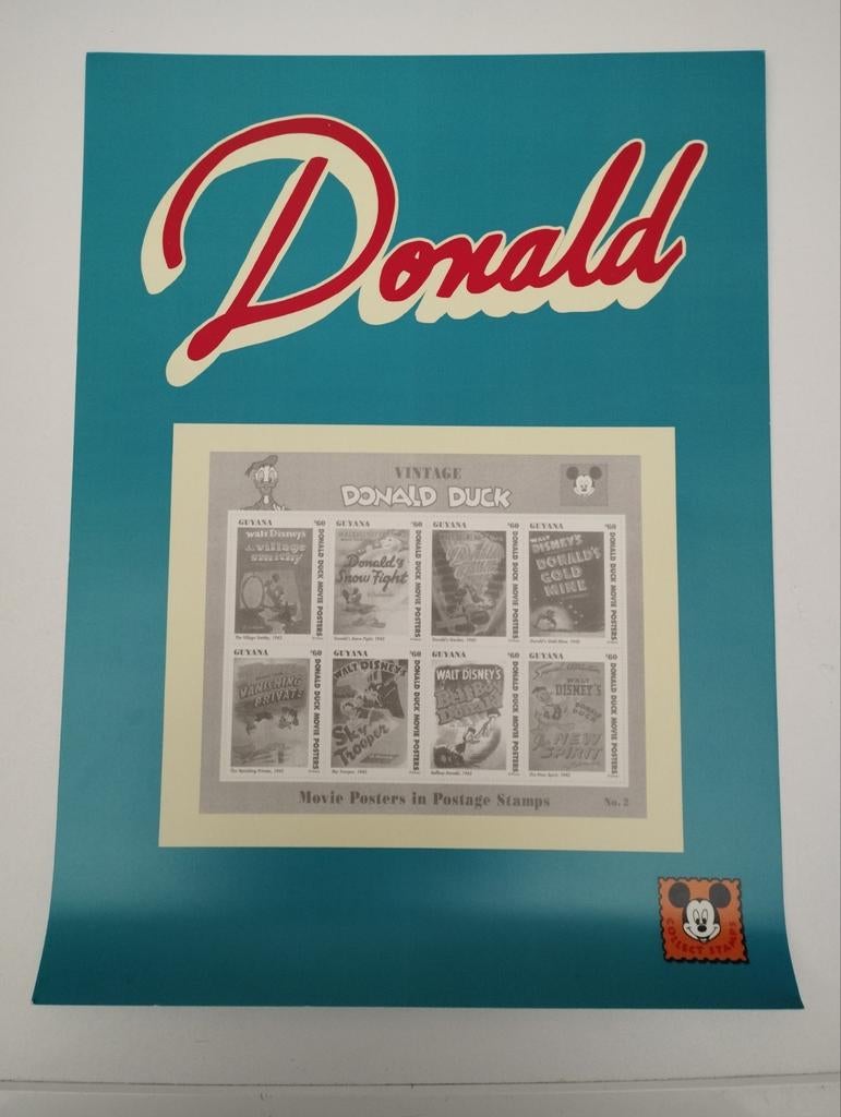 Een albumblad van Donald Duck gratis kleur verschillende kle, Postzegels en Munten, Ophalen