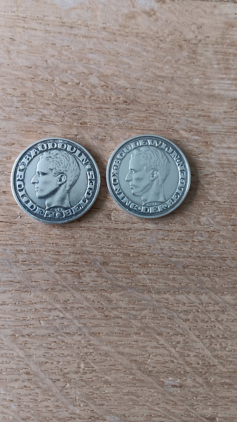zilveren munten 50 fr, Ophalen