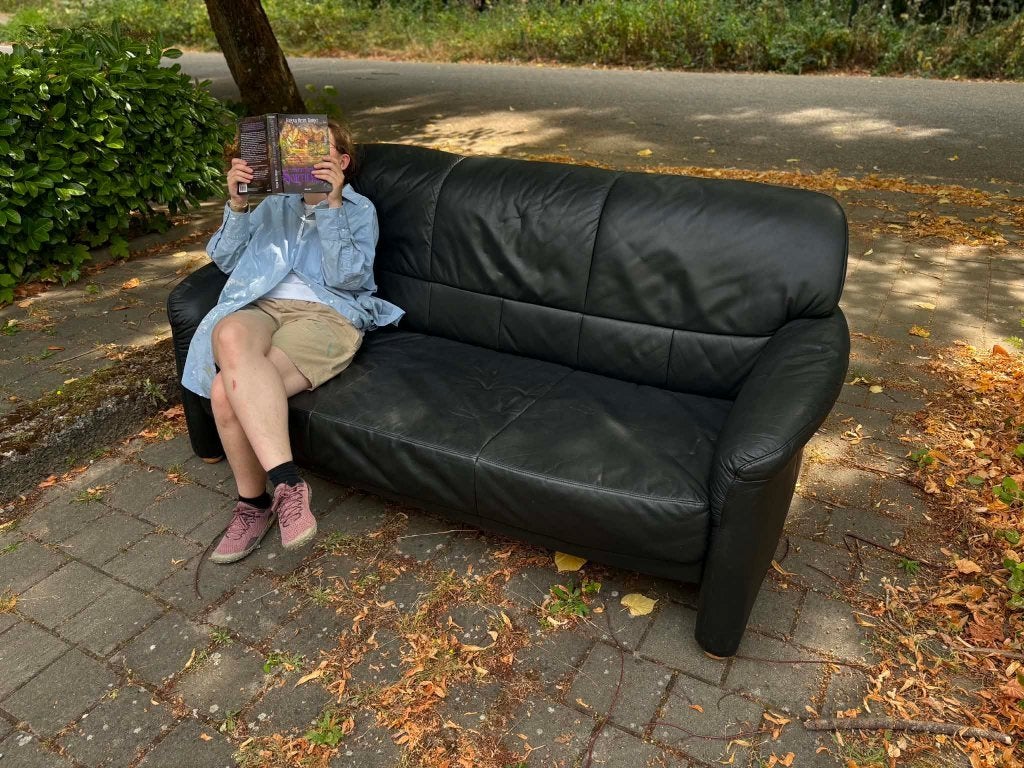 Canapé en cuir, Ophalen, Gebruikt, 150 tot 200 cm, Driepersoons
