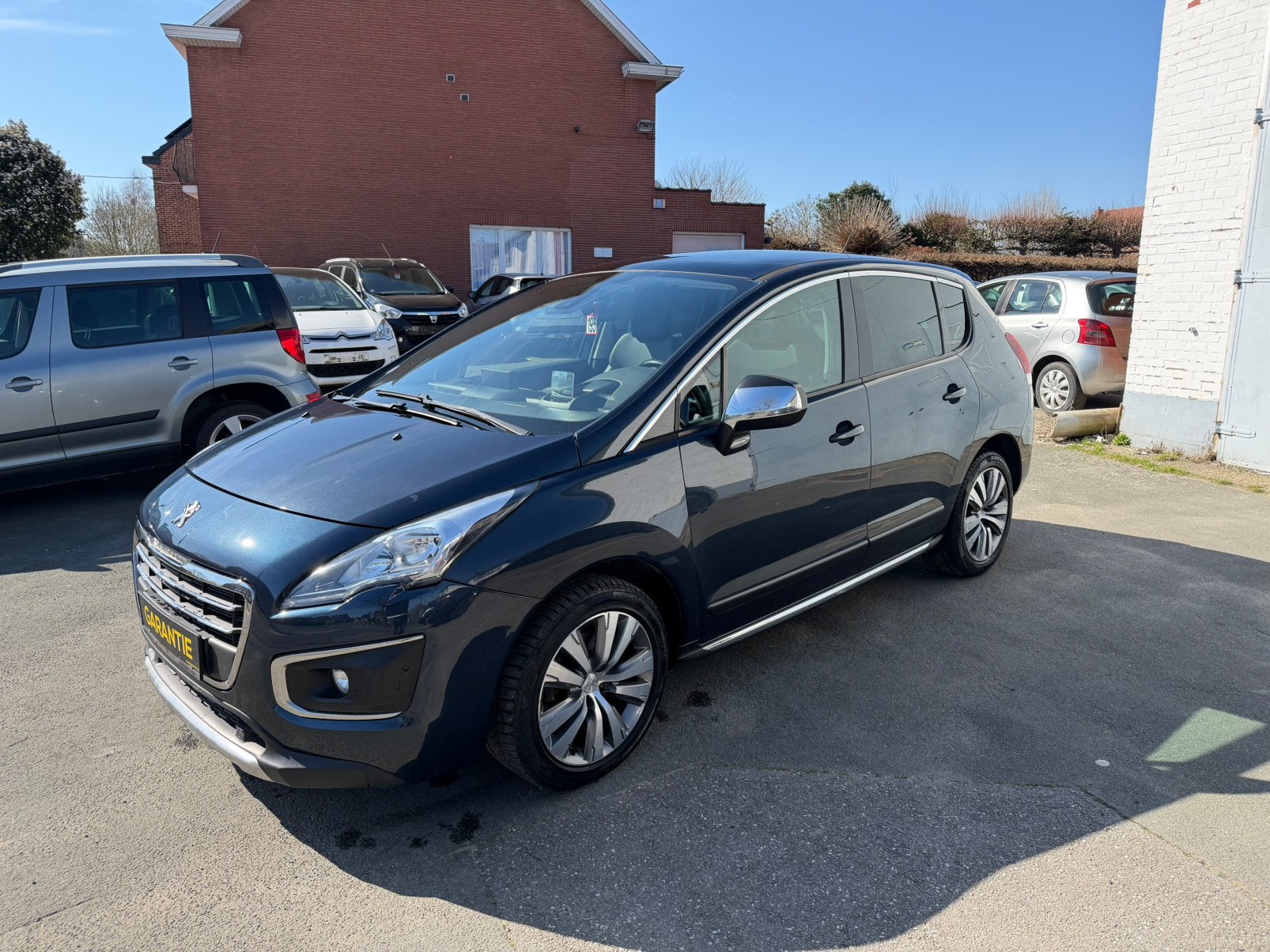 Peugeot 3008 1.6 VTi 2015 Navi/Camera/Cruise, Auto's, Peugeot, 4 cilinders, Blauw, Leder en Stof, Bedrijf