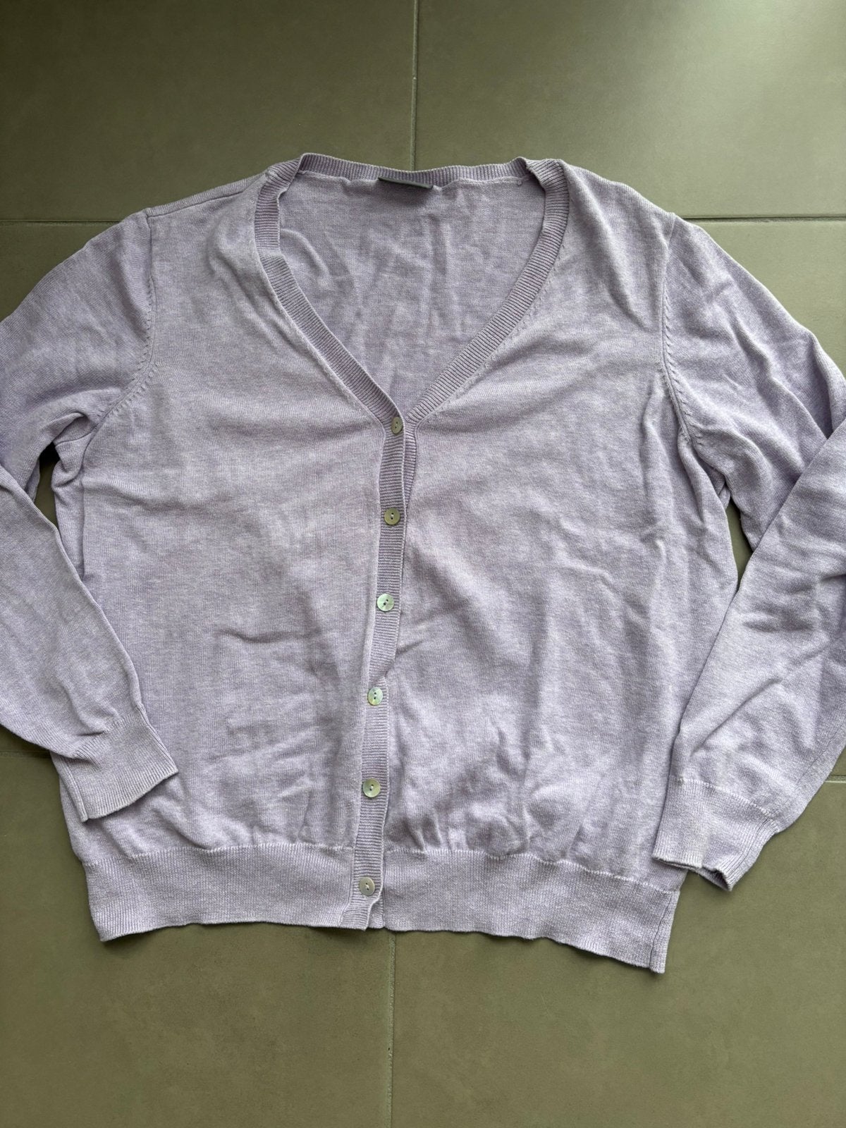 Paarse gilet c&a large, Ophalen of Verzenden, Zo goed als nieuw, Maat 42/44 (L), Paars