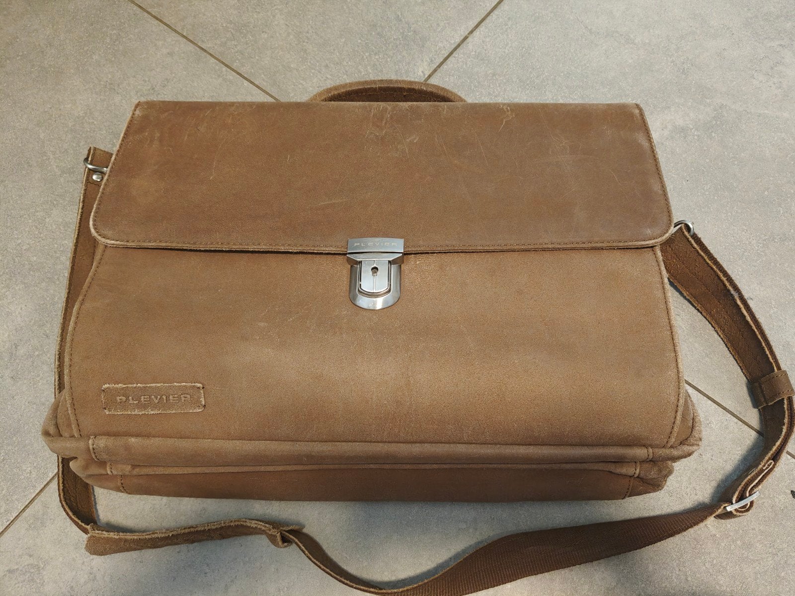 Mallette et sacoche pour ordinateur portable en cuir Plevier, Enlèvement ou Envoi, Cuir