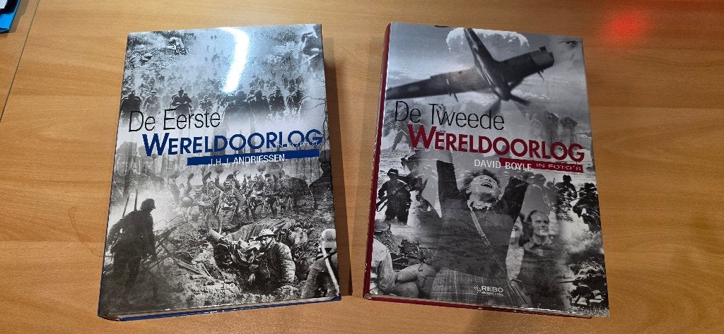 Complete WO1 & WO2 Naslagwerken in Foto's – Prachtige Set!, Boeken, Ophalen, Niet van toepassing, Zo goed als nieuw, Algemeen