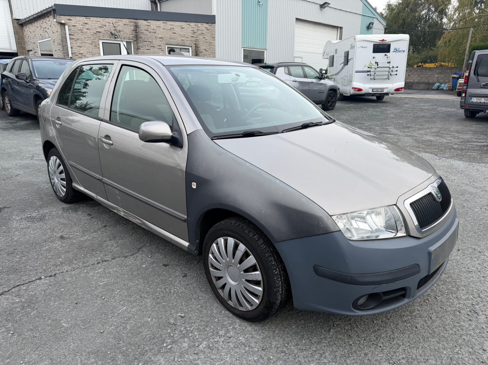 Skoda Fabia 1.4 benzine automaat., Auto's, Stof, 4 cilinders, Bedrijf, 5 zetels