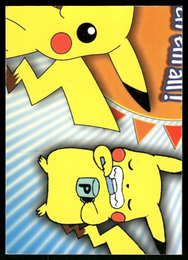 Pikachu Brushing Teeth P04/144 - Topps Series 3 (N), Verzenden, Gebruikt