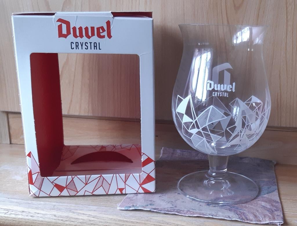 DUVEL CRYSTAL BIER GLAS  MOORTGAT BREENDONK, Verzenden, Duvel