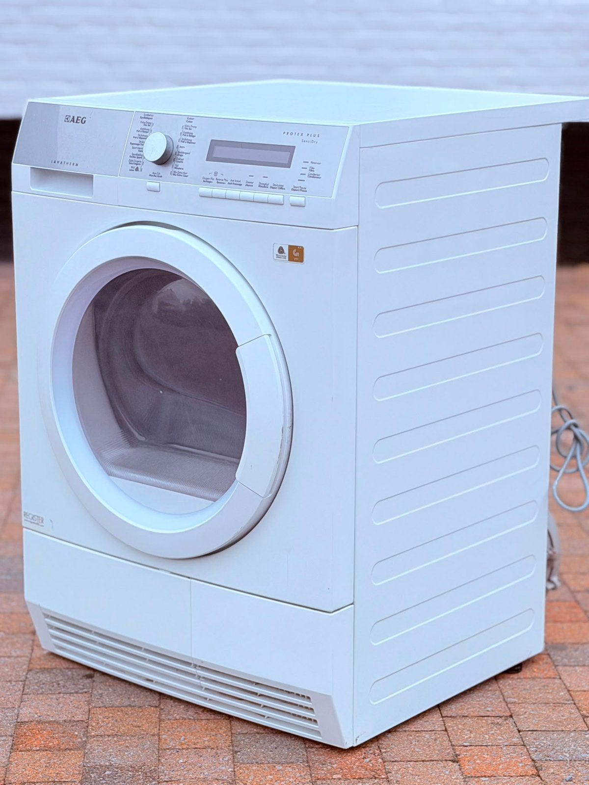 Aeg en siemens set wasmachine en droogkast A+++9kg, Electroménager, Sèche-linge, Enlèvement, Comme neuf
