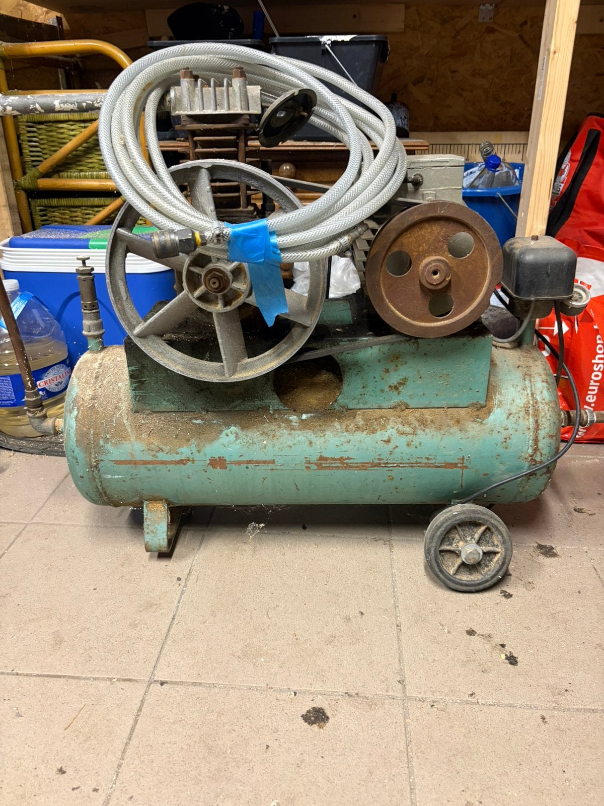 Oude compressor, Doe-het-zelf en Bouw, Ophalen
