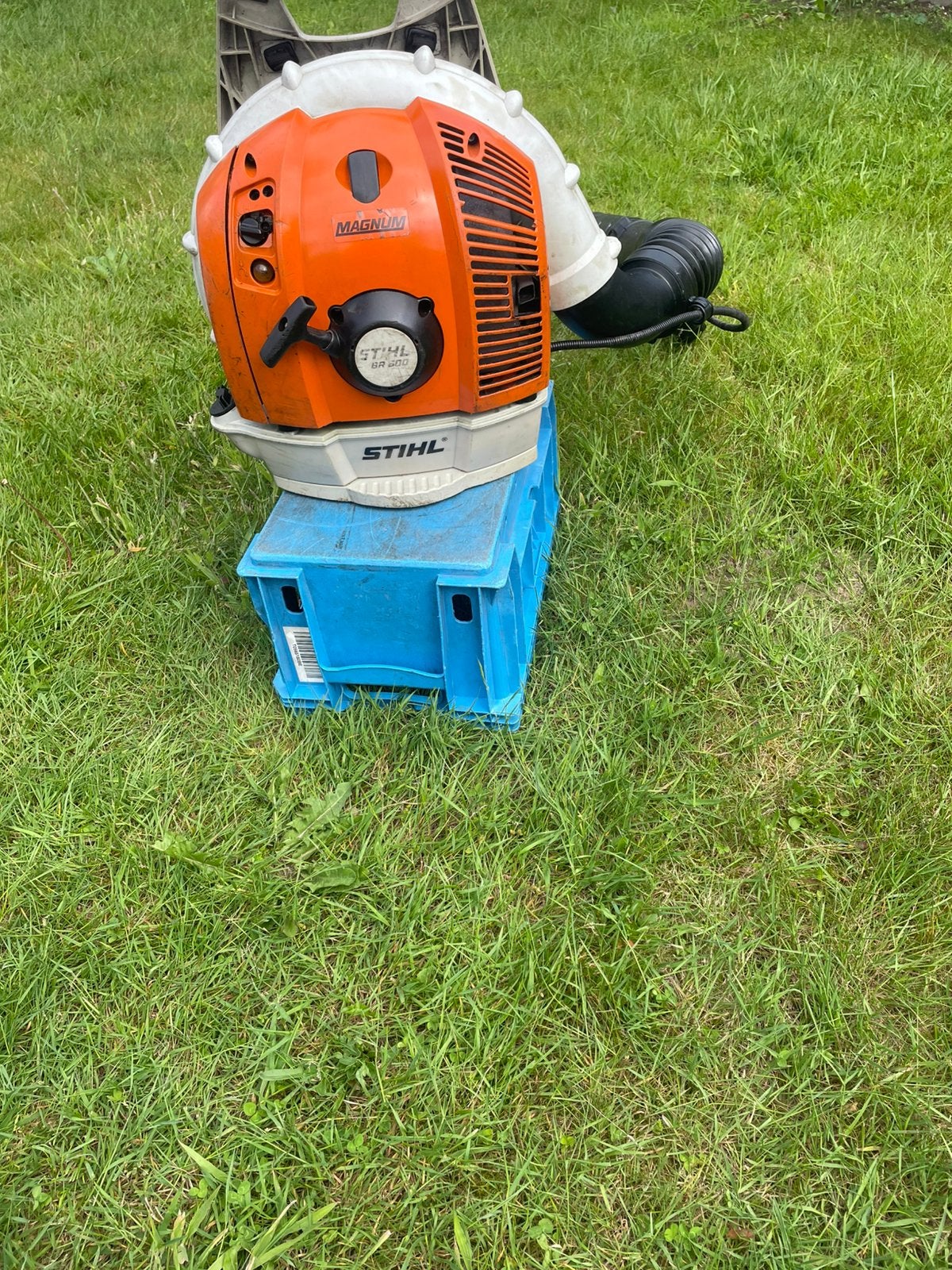 Stihl BR 600 Magnum., Tuin en Terras, Ophalen of Verzenden, Zo goed als nieuw