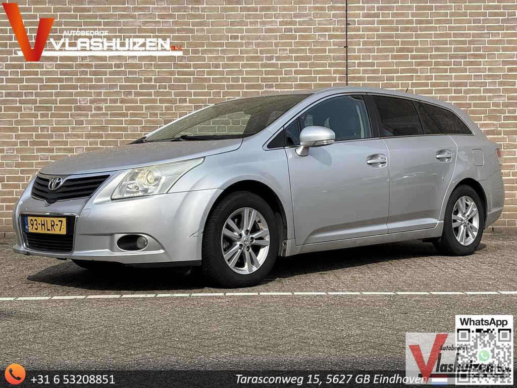 Toyota Avensis Wagon 1.8 VVTi Dynamic | Climate | Cruise | N, Auto's, Toyota, Avensis, Zwart, Bedrijf, Traction-control