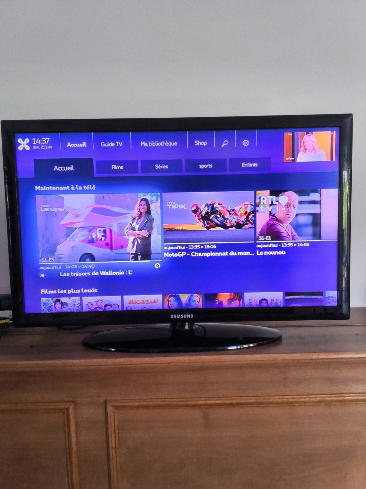 1 télévision SAMSUNG  32 pouces en parfait état, TV, Hi-fi & Vidéo, Télévisions, Enlèvement, Samsung