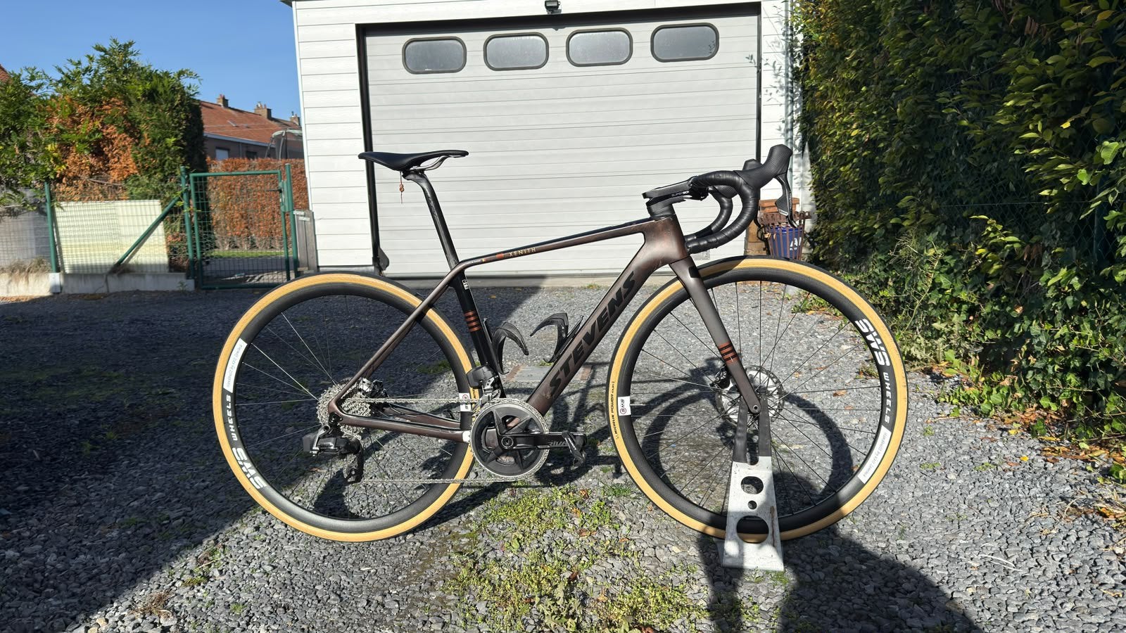 Stevens wegfiets met wielen maat 48, 28 inch, Carbon, 10 tot 15 versnellingen, Heren