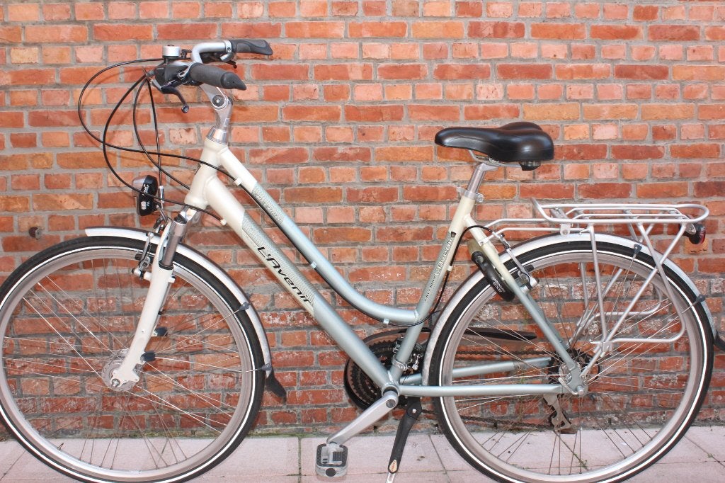 Mooie 28 inch L'Avenir Alu jeugd-damesfiets - 21 speed, Fietsen en Brommers, Gebruikt, Velgrem, L 'avenir, Handrem