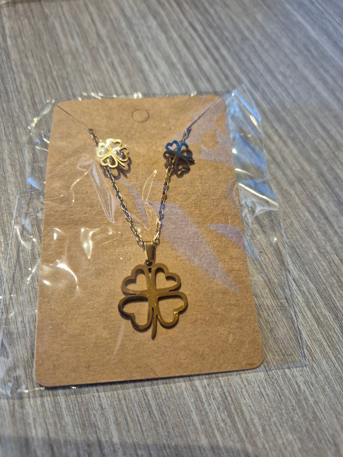 Oorbellen met bijpassende ketting, Verzenden, Goud, Goud