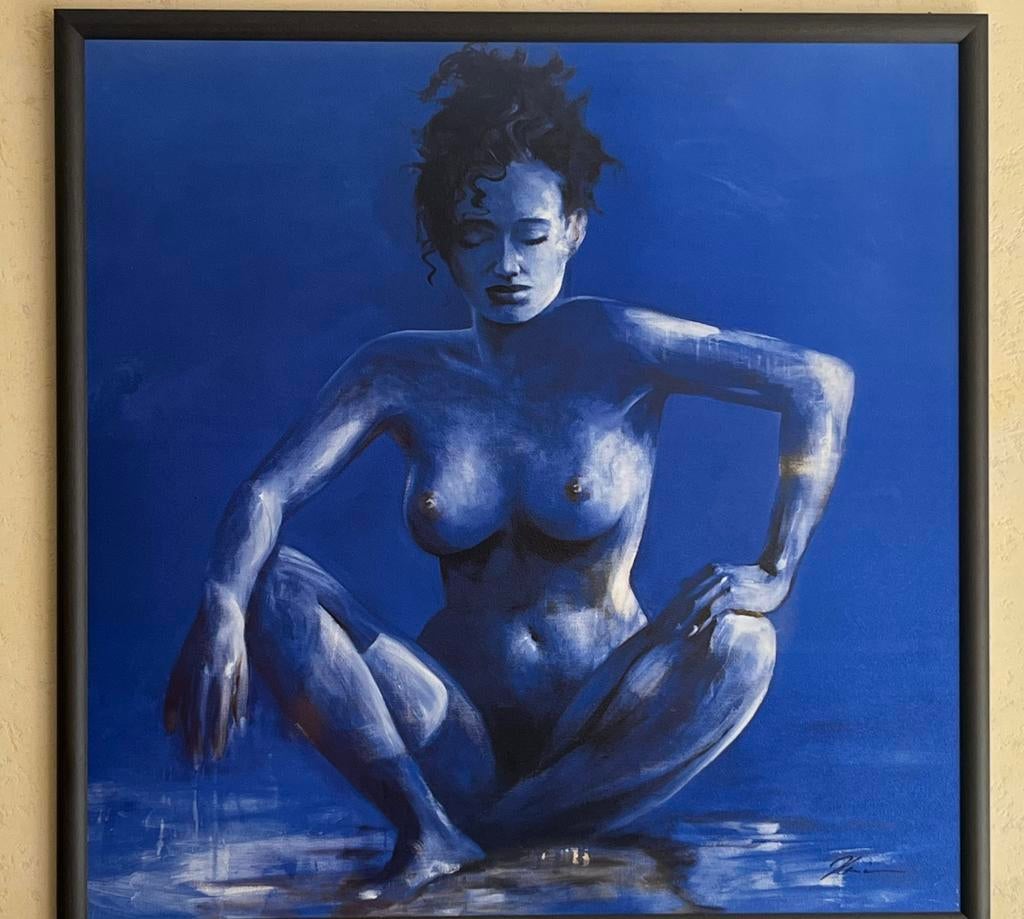 Schilderij 100x100cm, Antiek en Kunst, Ophalen