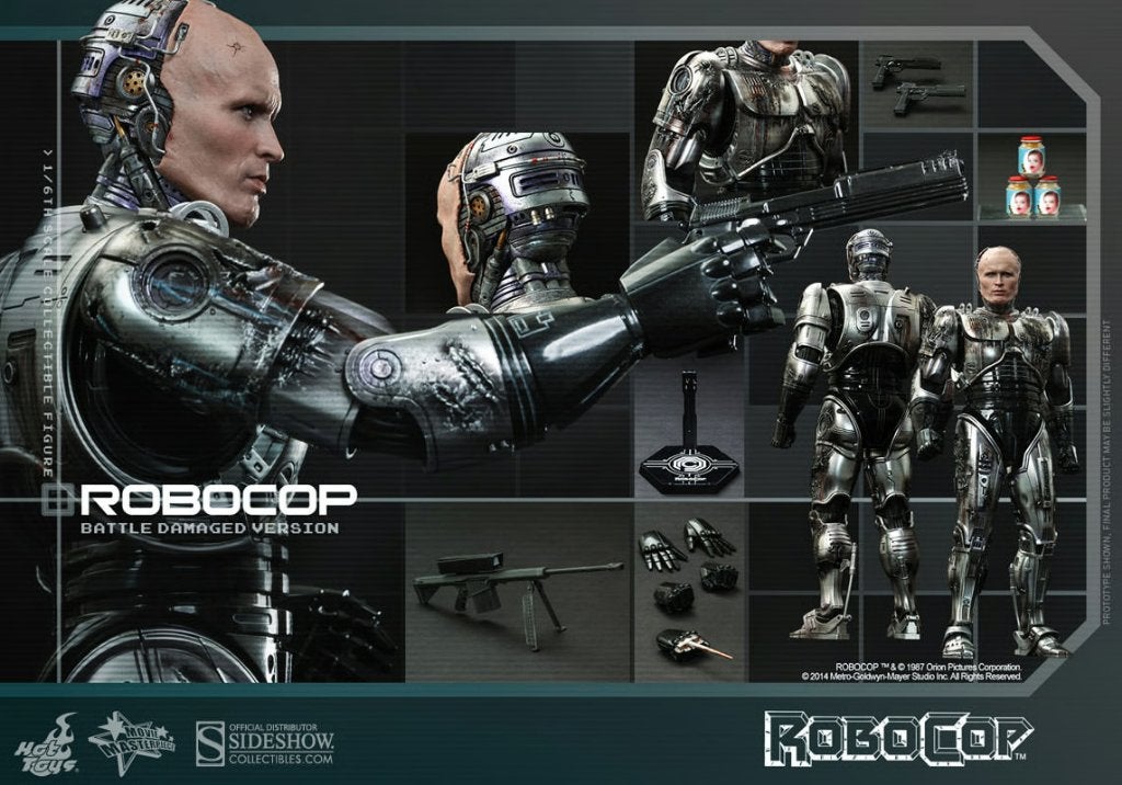 Hot Toys 1/6 RoboCop Battle Damaged MMS265, Ophalen of Verzenden