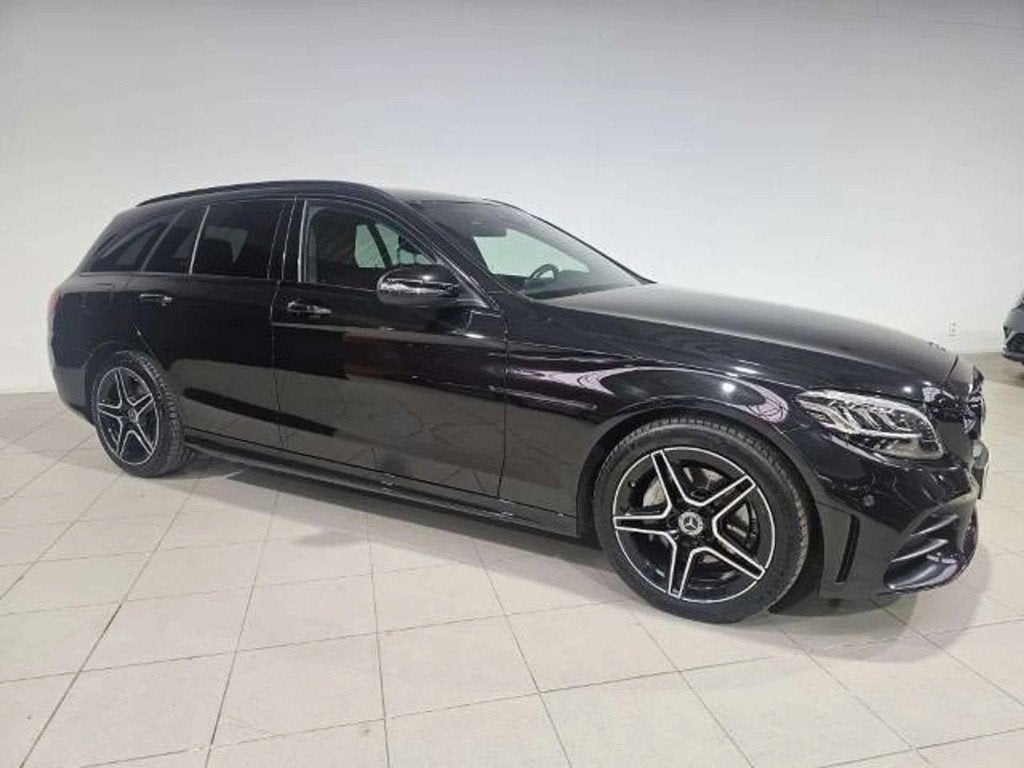 Mercedes-Benz C-CLASS 180 C 180 Business Solution AMG, Autos, Cuir, Euro 6, Boîte manuelle, Noir