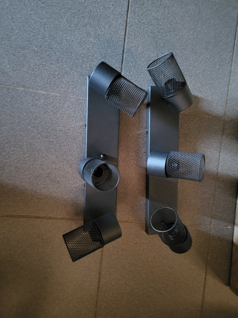Industriele lamp zwart, Ophalen, Zo goed als nieuw, Industrieel