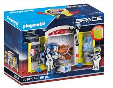 PLAYMOBIL SPACE Speelbox Ruimtestation, Ophalen of Verzenden, Nieuw, Complete set, Gebouw