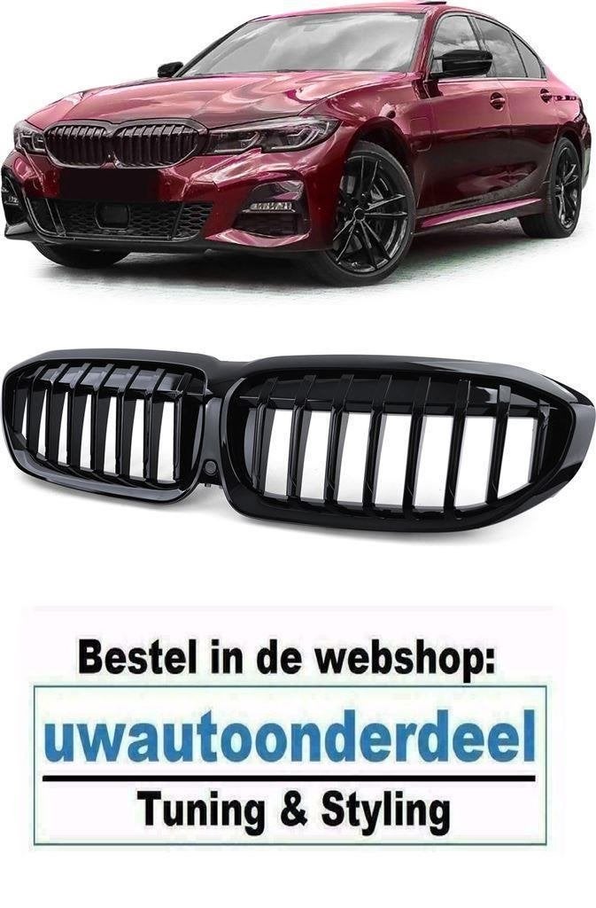 Grill Nieren Enkele Spijl Zwart Voor Bmw 3 Serie G20 G21, Verzenden
