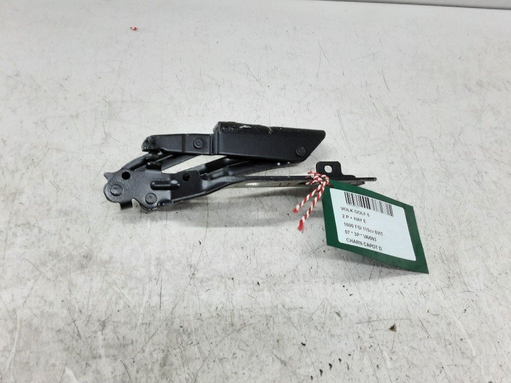 MOTORKAPSCHARNIER RECHTS Golf V (1K1) (1KO823302C), Gebruikt, Volkswagen, Mevr. I. Hauben, Rue de l'Espoir 34 34
4030  GRIVEGNÉE, BE