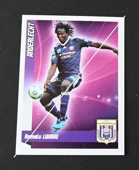 Panini Football 2011 RSC Anderlecht Lukaku in action, Ophalen of Verzenden, Nieuw, Poster, Plaatje of Sticker