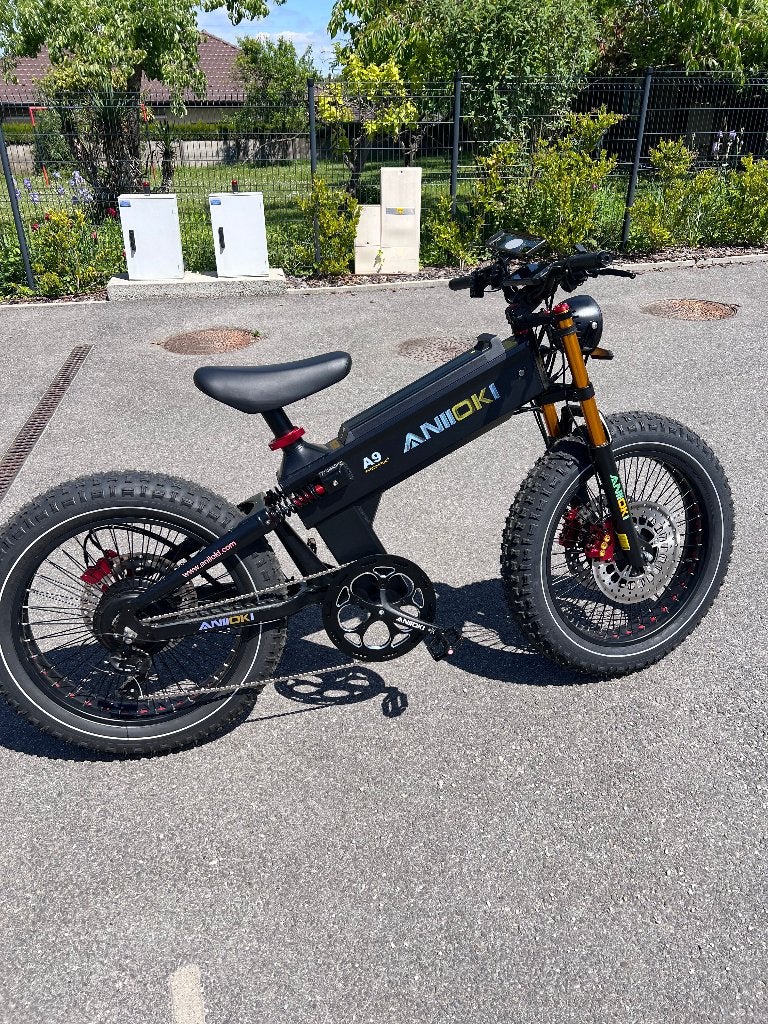 Aniioki A9 Pro Max elektrische fiets fatbike — Ultra krachti, Fietsen en Brommers, Elektrische fietsen, Gebruikt, 59 cm of meer