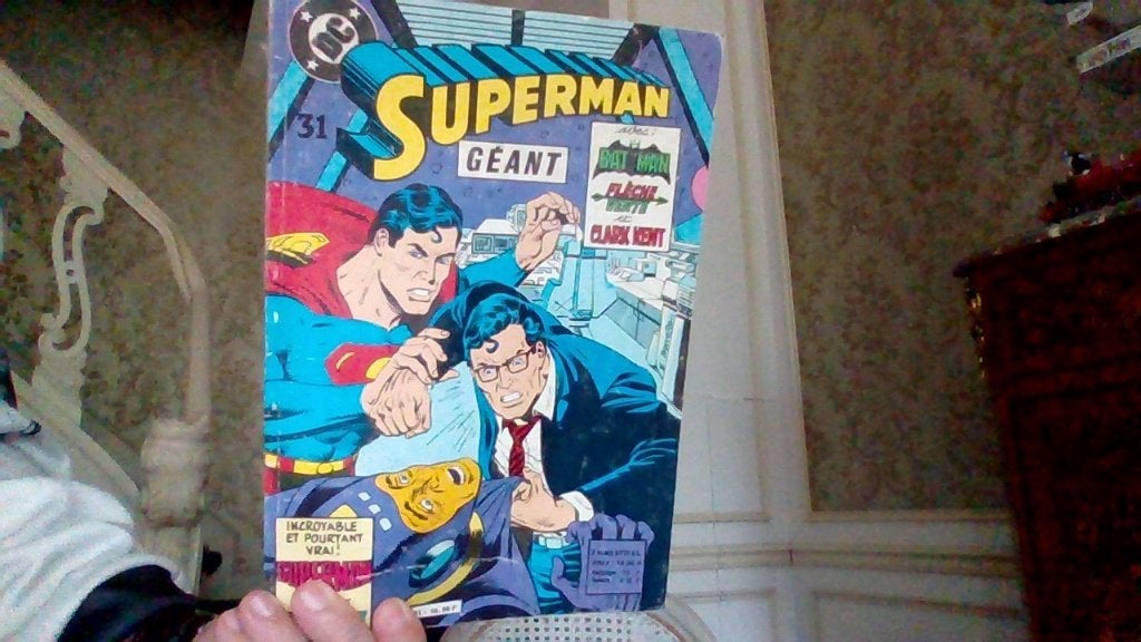 Ancienne bd de superman en bon état, Enlèvement
