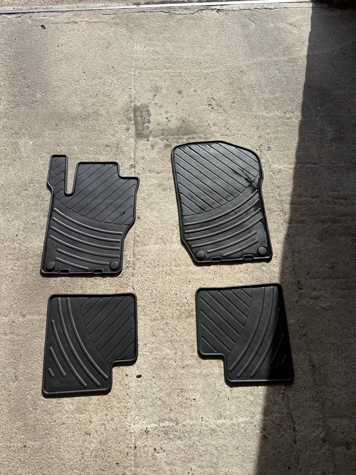 Originele Mercedes rubberen matten set – ML / GLE W166, Ophalen of Verzenden, Nieuw, Mercedes-Benz