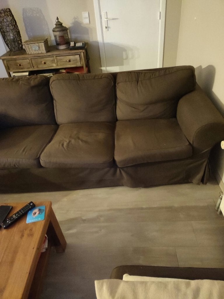 Bruine zetels IKEA, Ophalen, Gebruikt, Minder dan 75 cm, 150 tot 200 cm