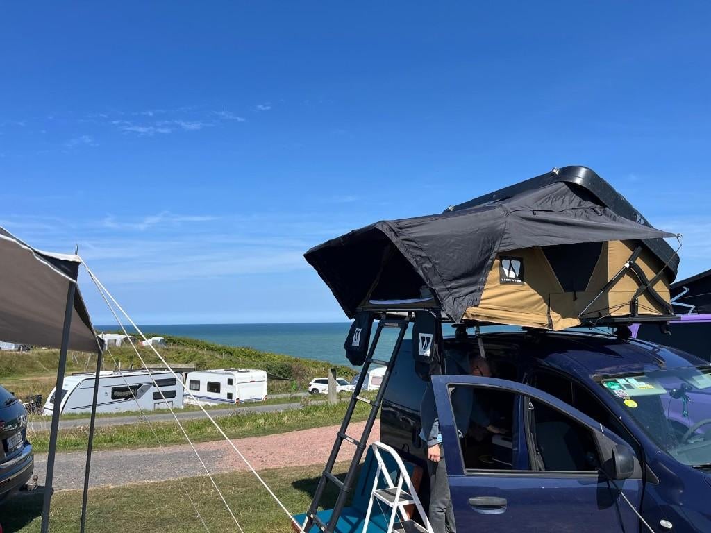 Daktent Vickywood Mighty Oak 160 + ondertent, Caravans en Kamperen, Ophalen, Zo goed als nieuw, Tot en met 3