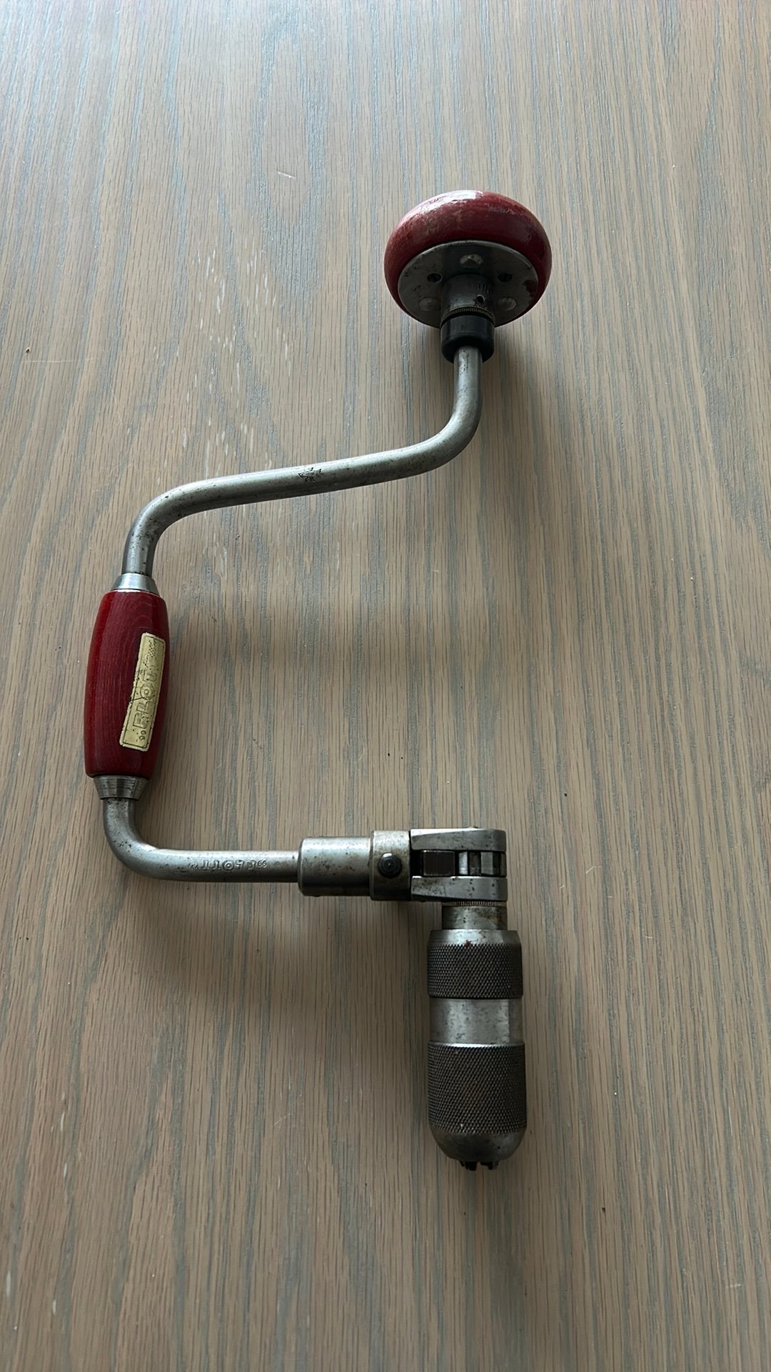 Vintage handboor / zwengelboor Hesterberg, Enlèvement, Utilisé