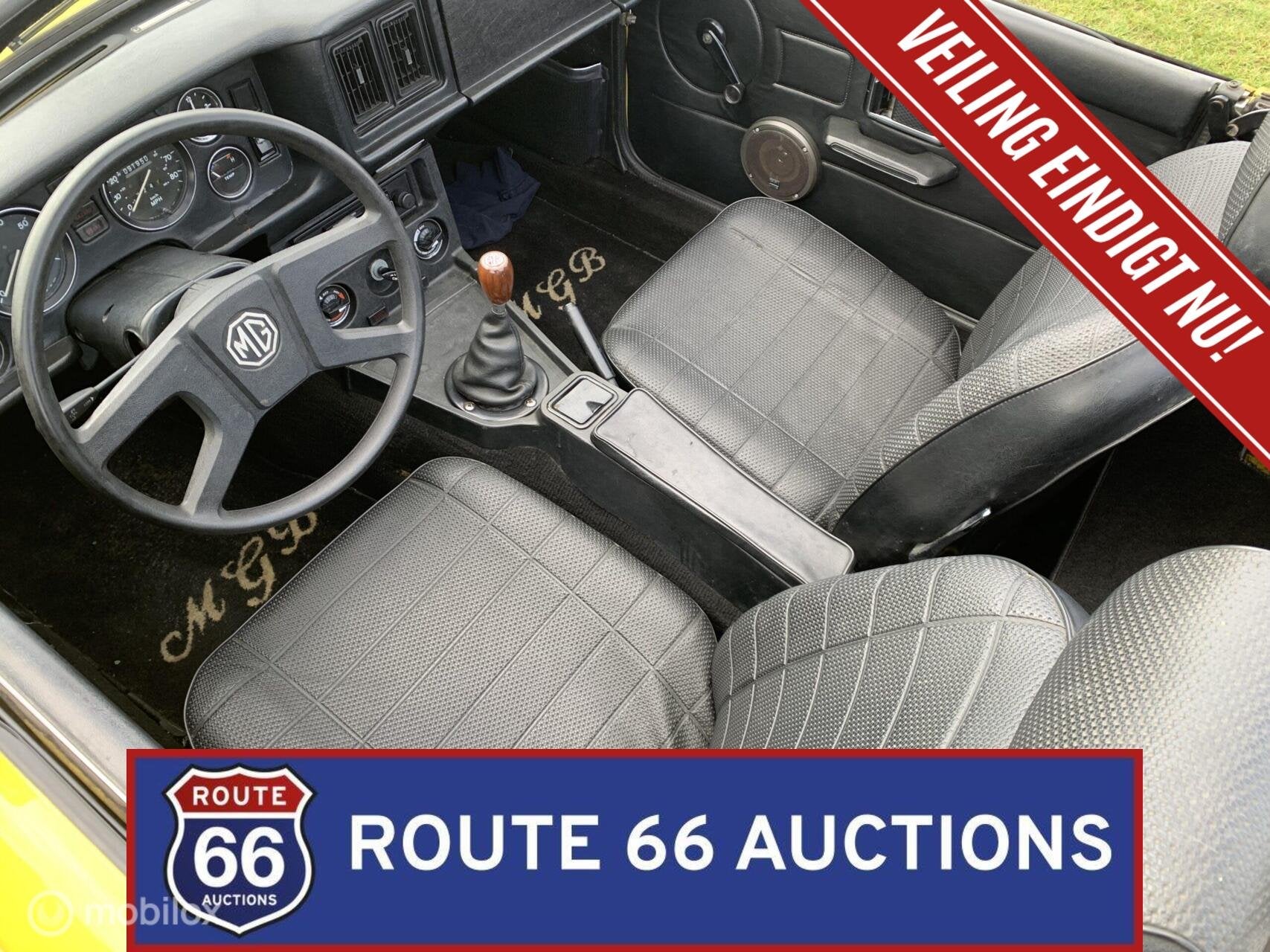 MG MGB Cabriolet | 1980 | Route 66 Auctions, Autos, Achat, Entreprise, Boîte manuelle, Autre carrosserie