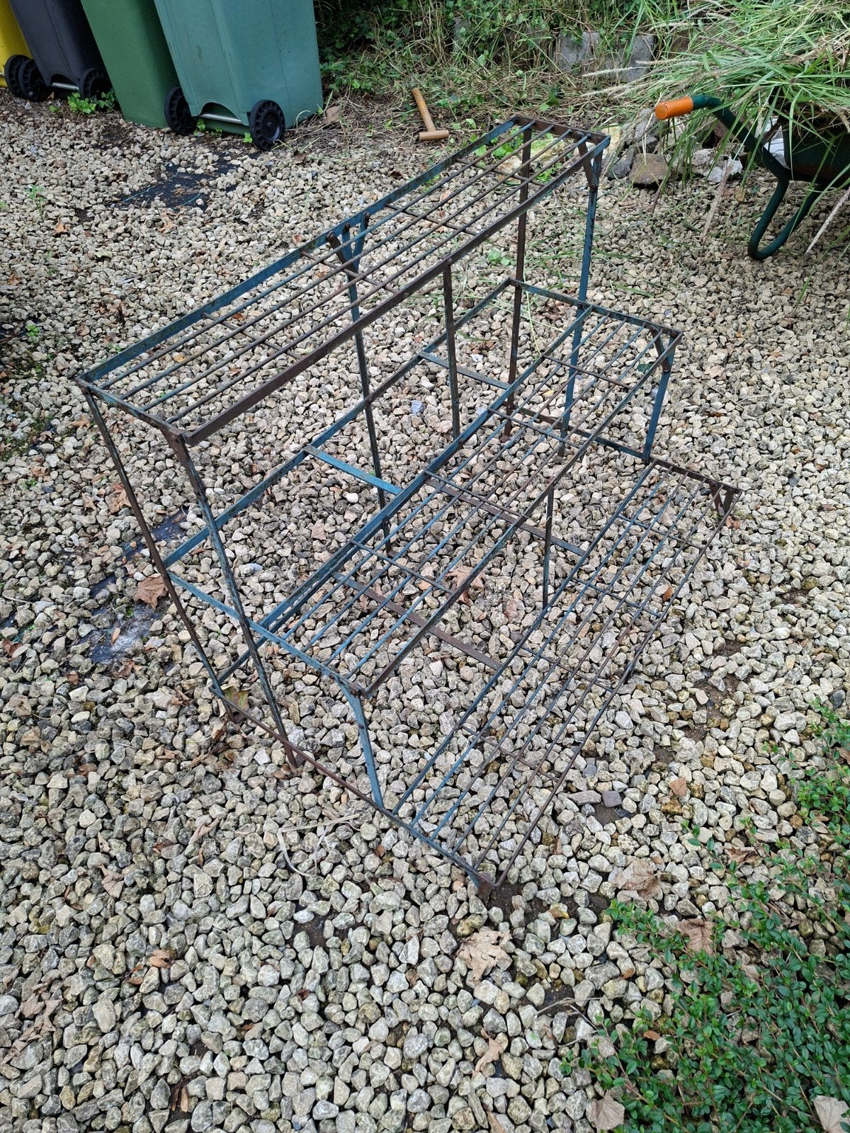 Gietijzeren plantenrek. étagère, Tuin en Terras, Ophalen, Gebruikt, Metaal, Overige typen